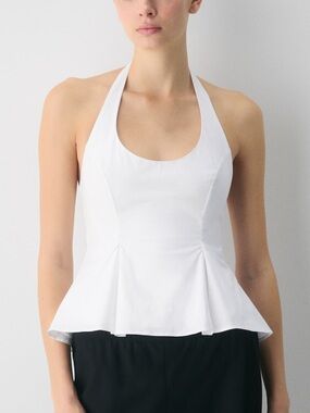 Aritizia Cielo Poplin Halter Top